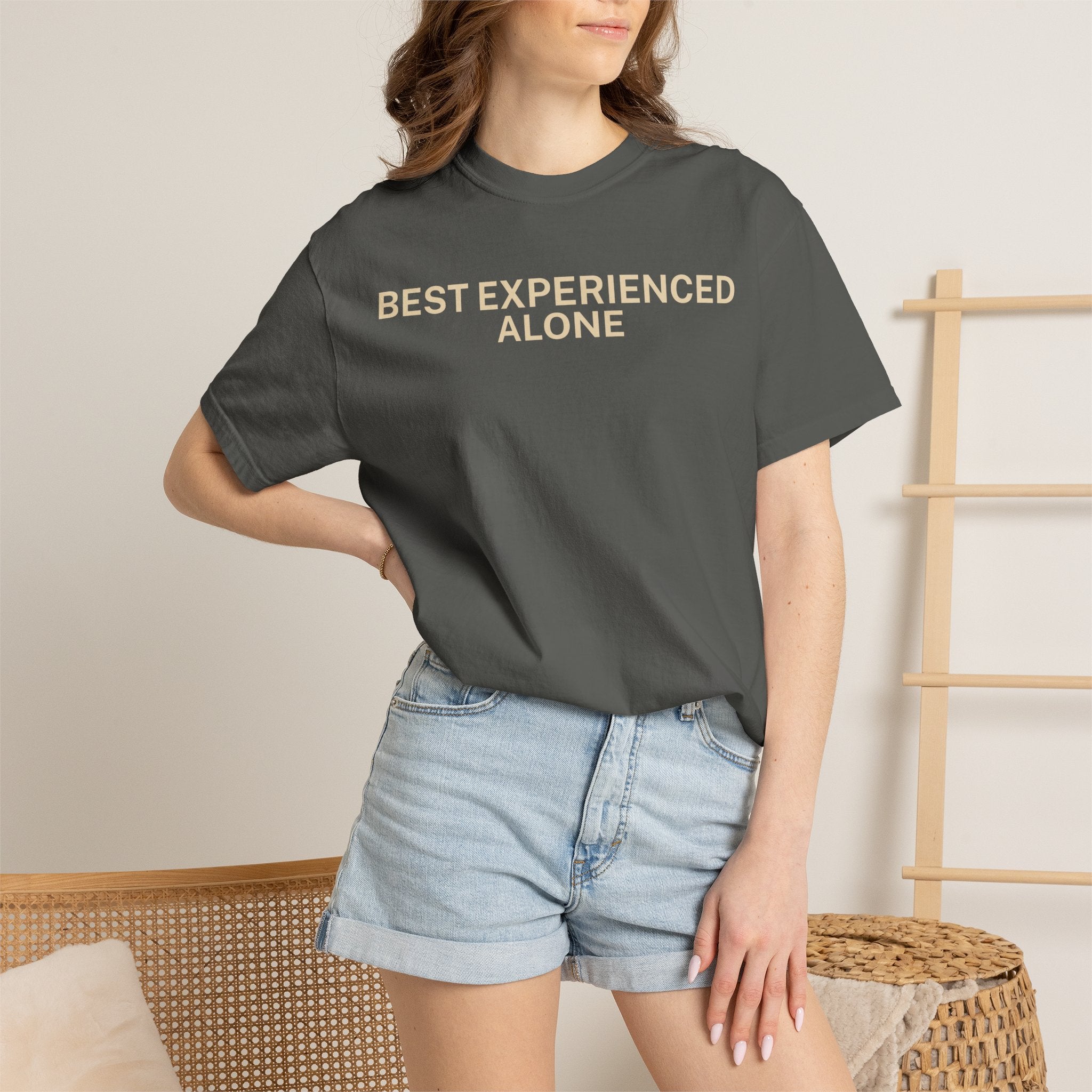Best Experienced Alone T-Shirt