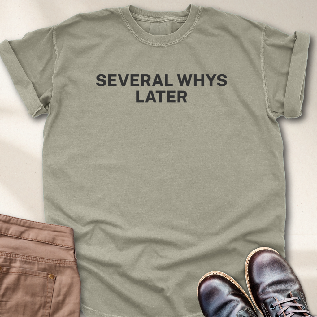 Several Whys Later T-Shirt