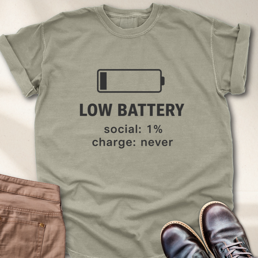 Low Battery T-Shirt
