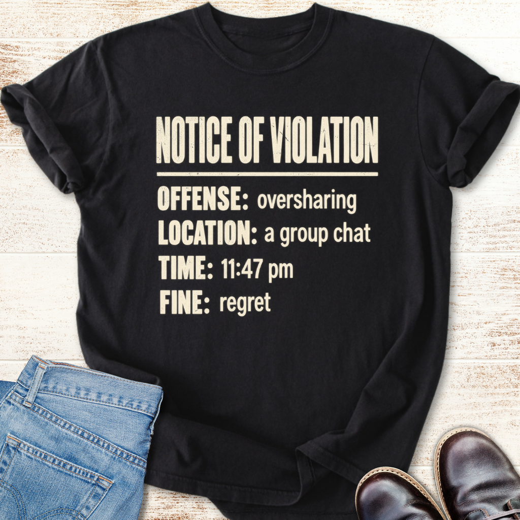 Violation Notice T-Shirt