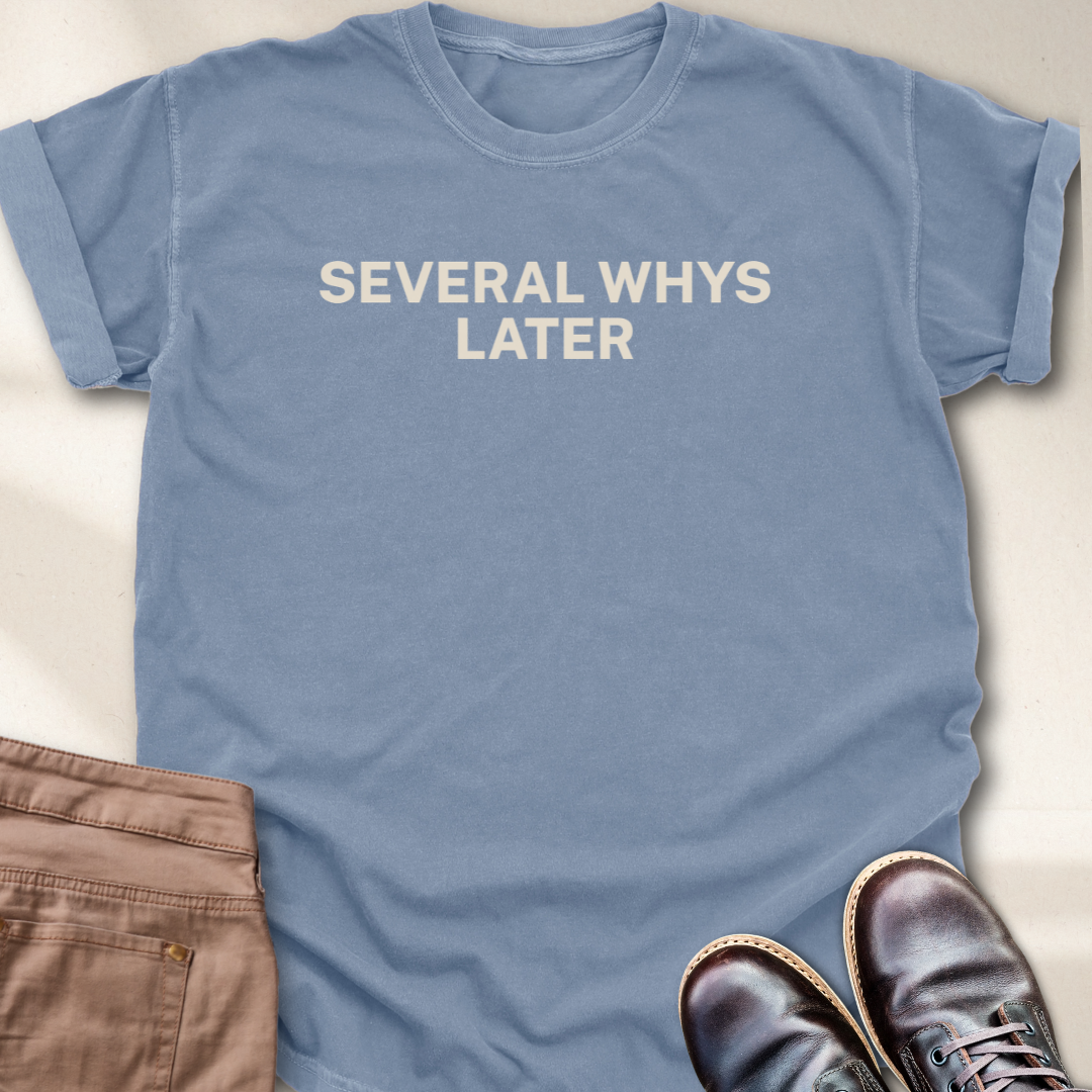 Several Whys Later T-Shirt
