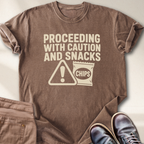 Proceeding with Caution and Snacks T-Shirt