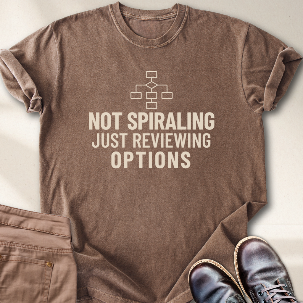 Not Spiraling Reviewing Options T-Shirt