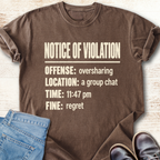 Violation Notice T-Shirt