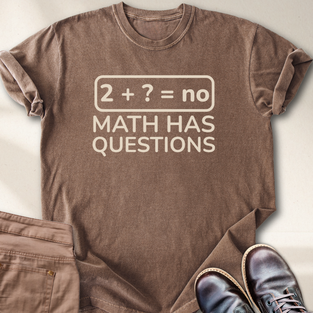 Math Has Questions T-Shirt