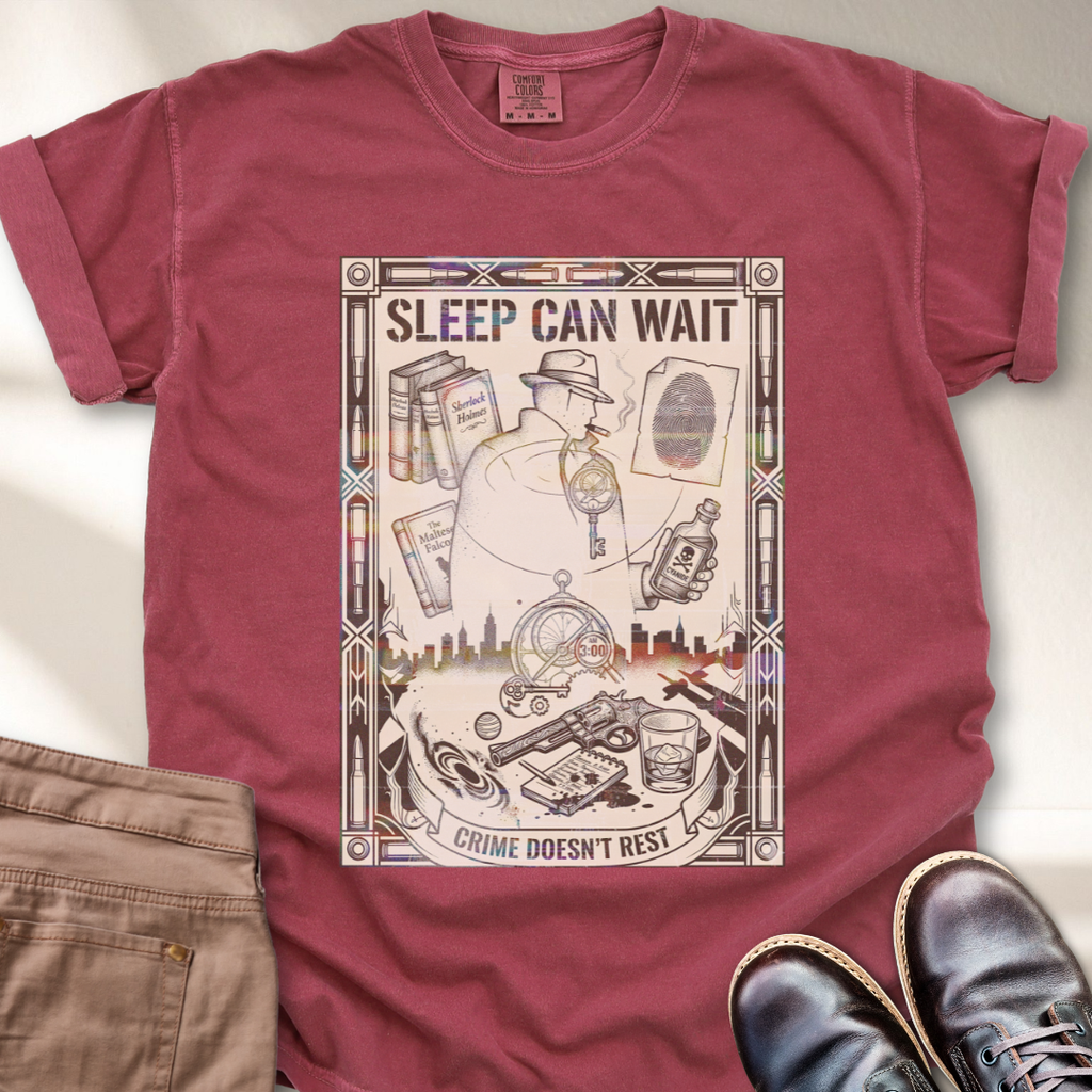 Noir Sleep Can Wait T-Shirt