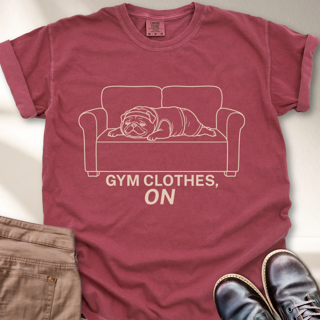 Gym Clothes ON T-Shirt