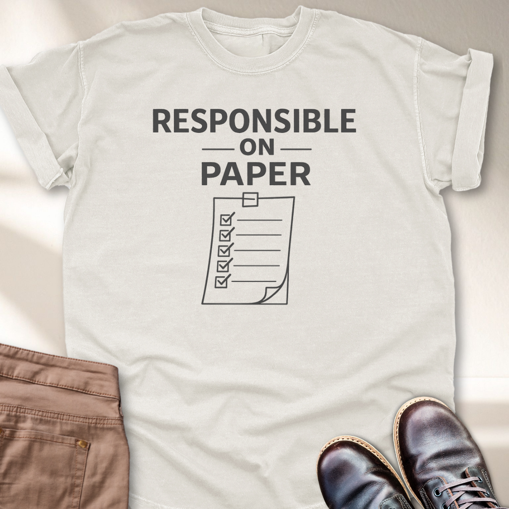Responsible on Paper T-Shirt