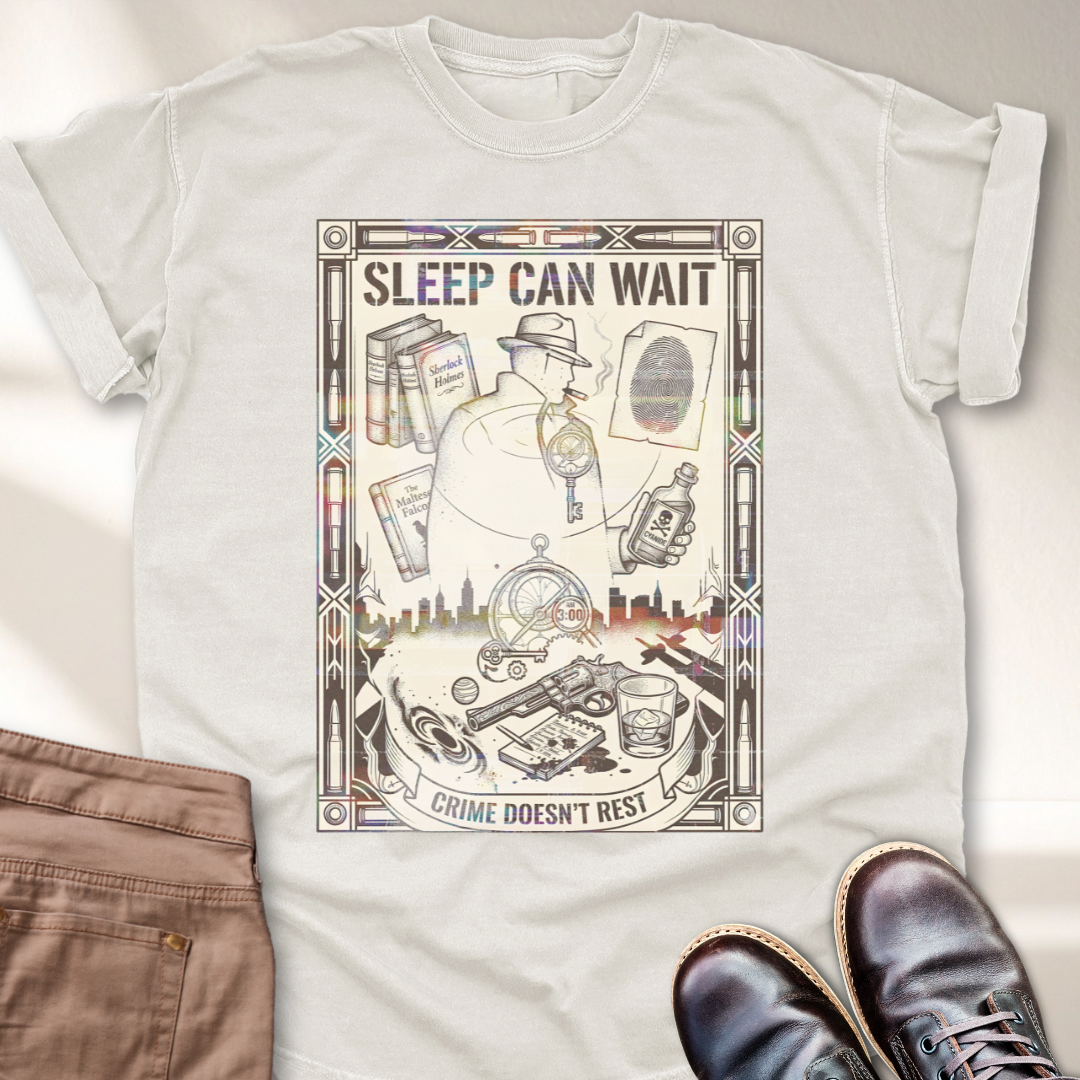 Noir Sleep Can Wait T-Shirt