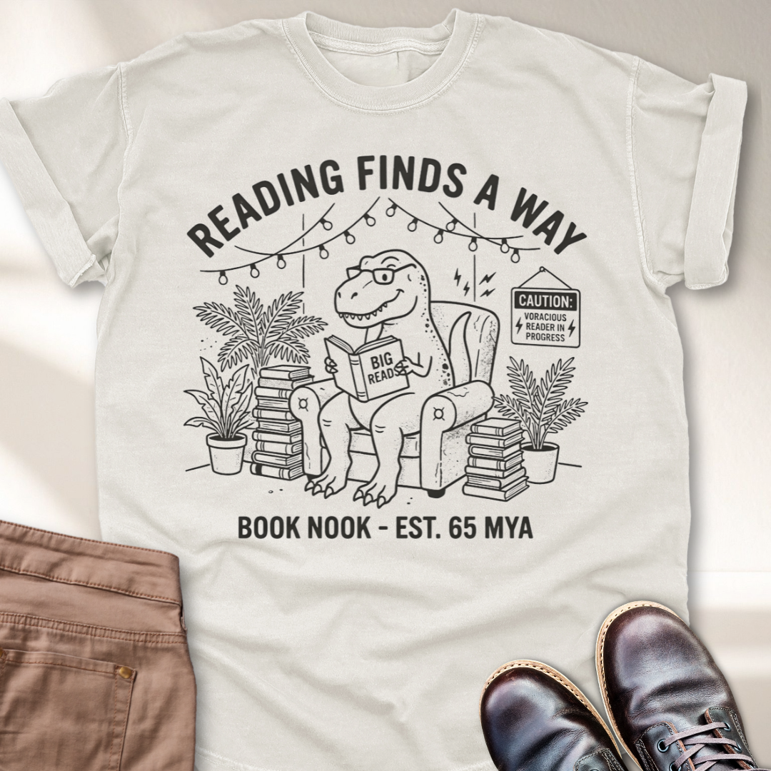 Reading Finds a Way T-Shirt