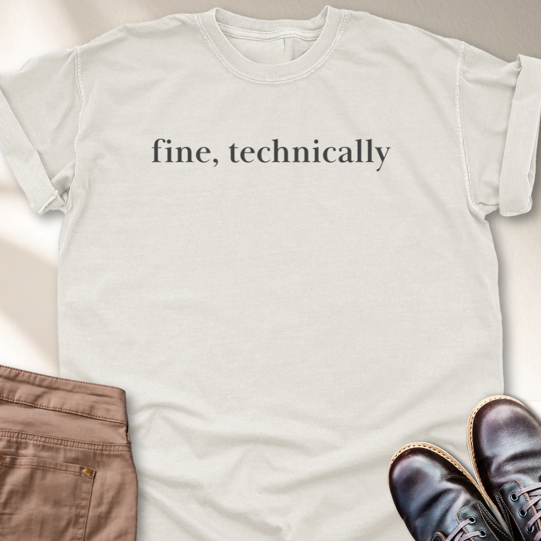 Fine, Technically T-Shirt