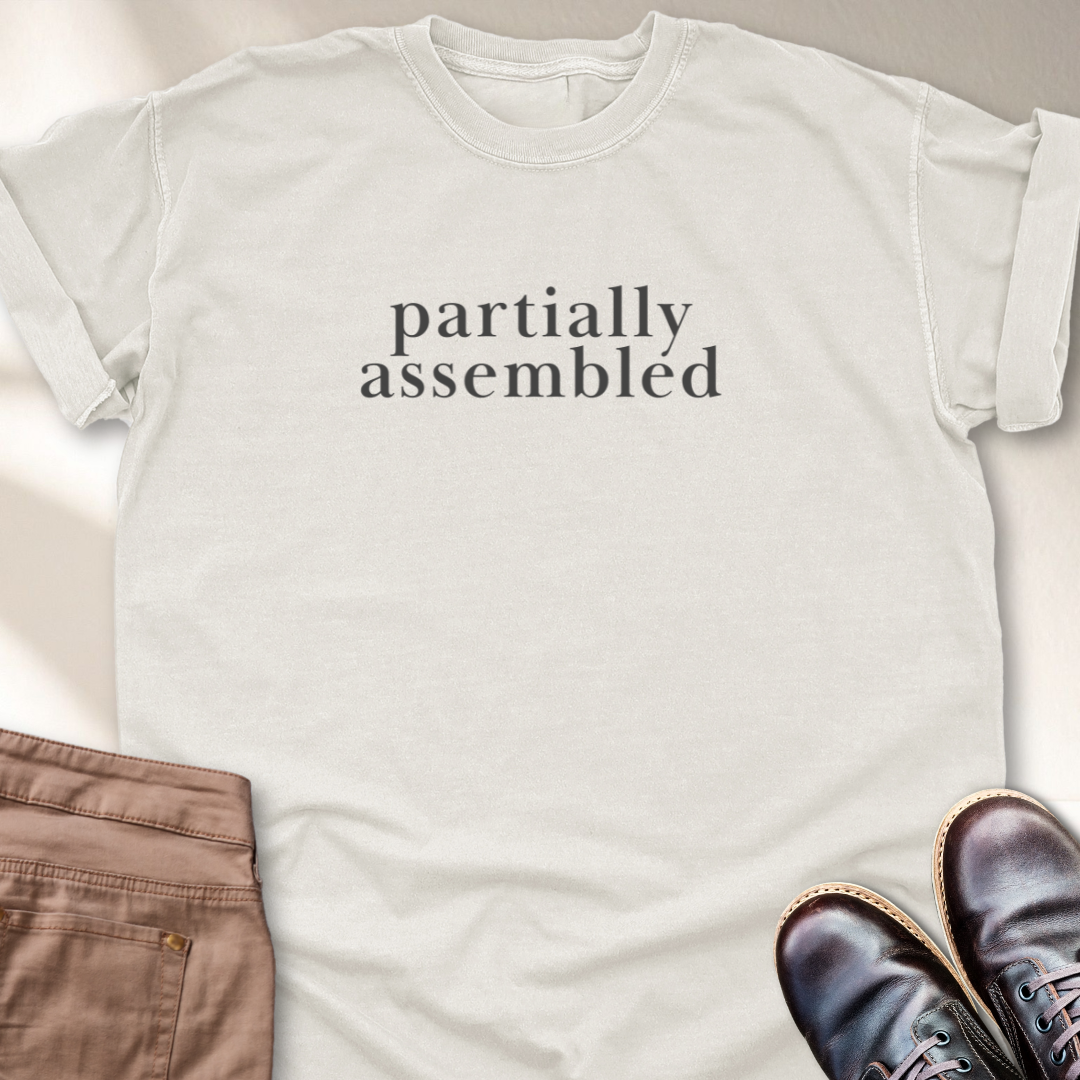 Partially Assembled T-Shirt