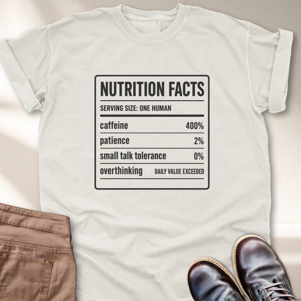 Nutrition Facts T-Shirt