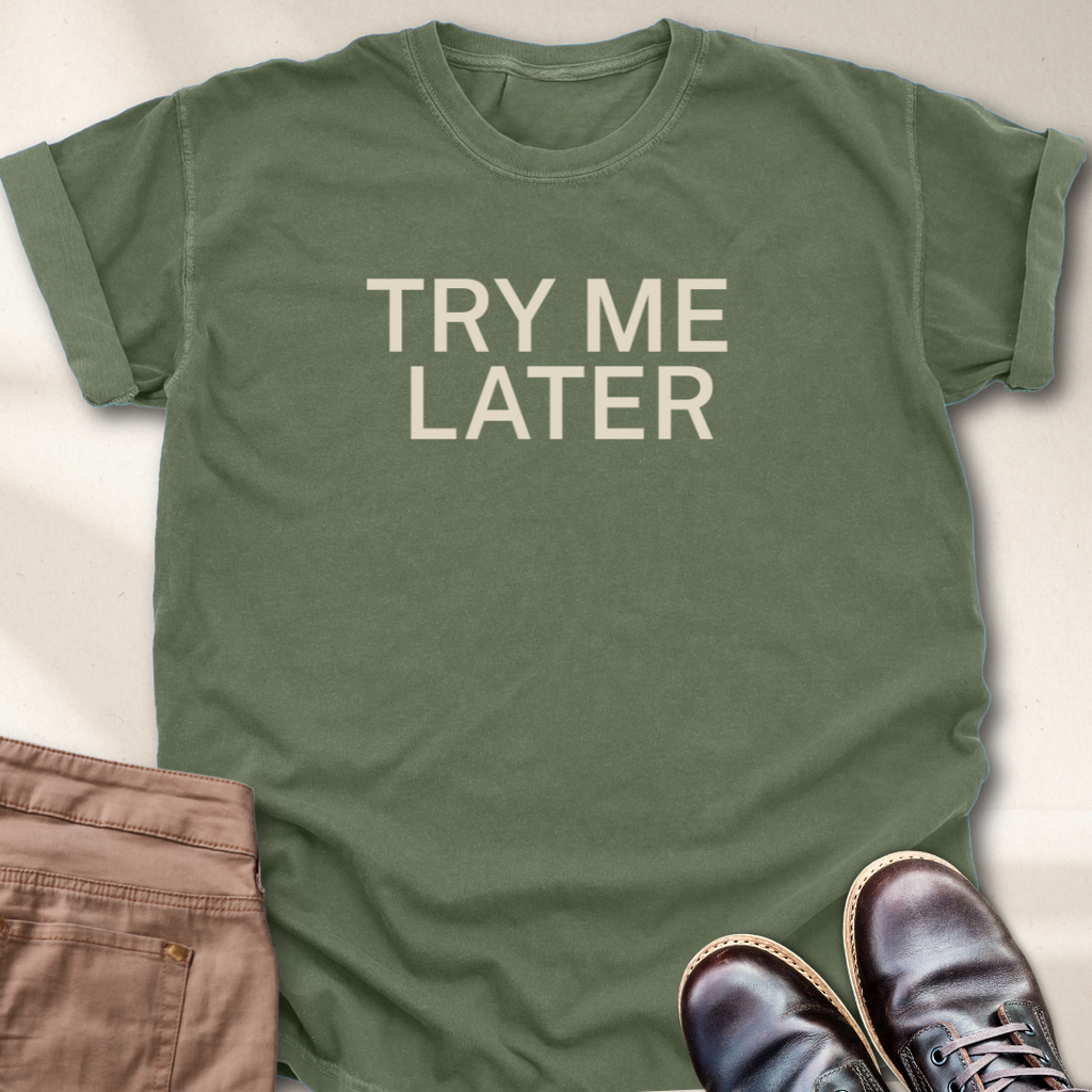 Try Me Later T-Shirt