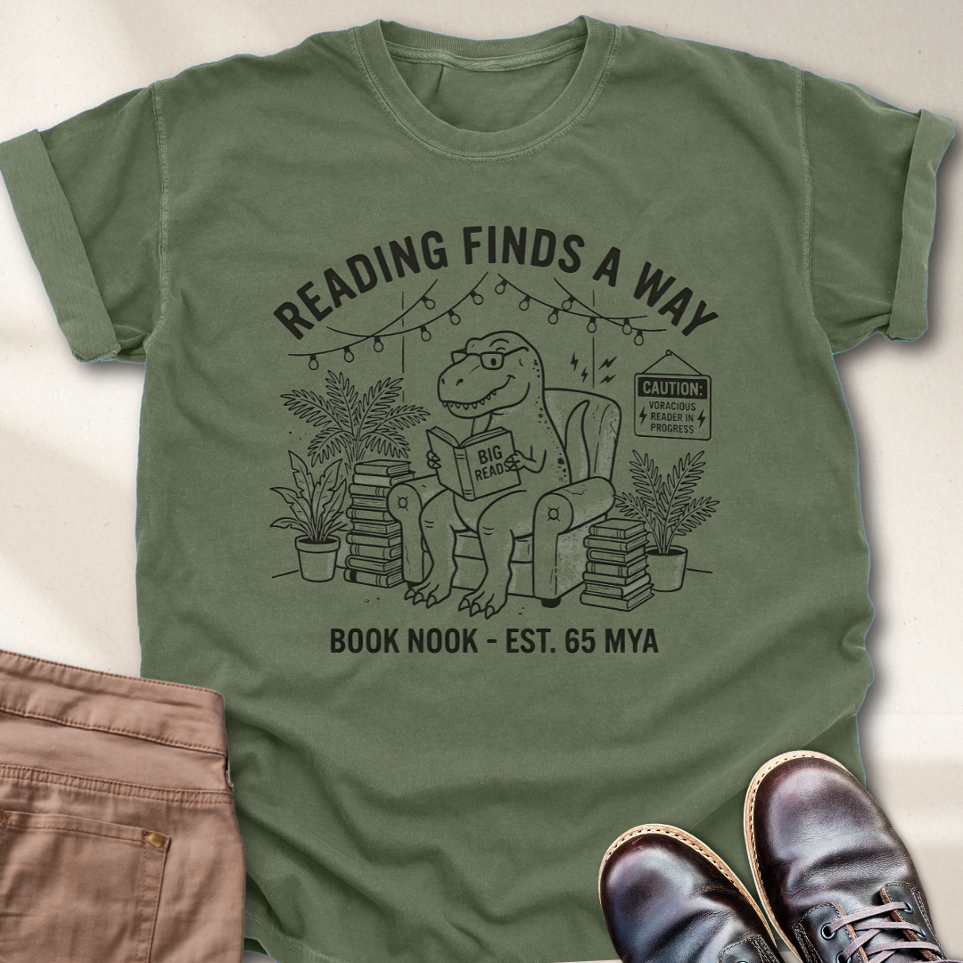 Reading Finds a Way T-Shirt