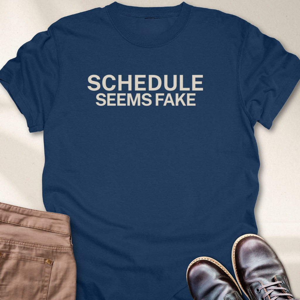 Schedule Seems Fake T-Shirt