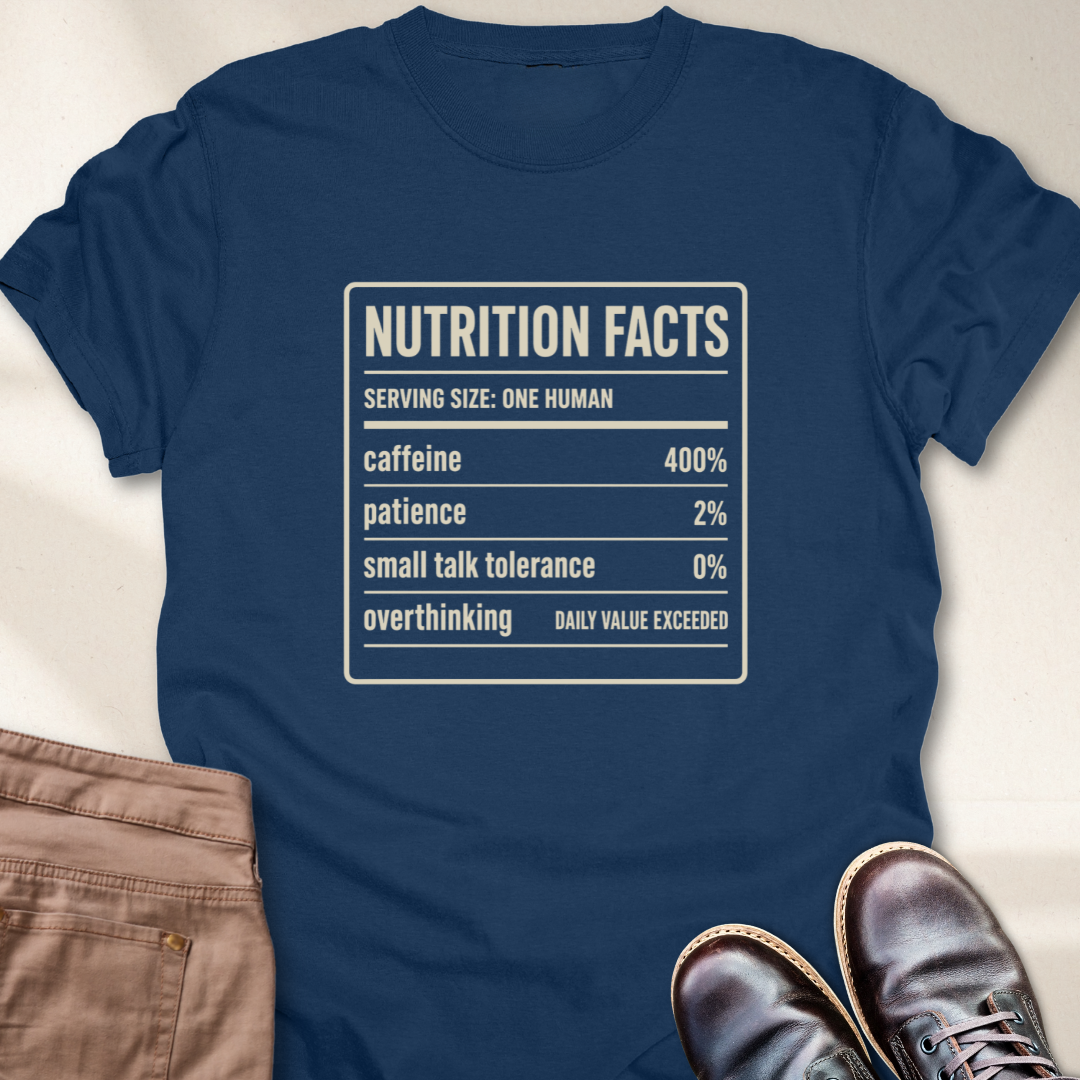 Nutrition Facts T-Shirt
