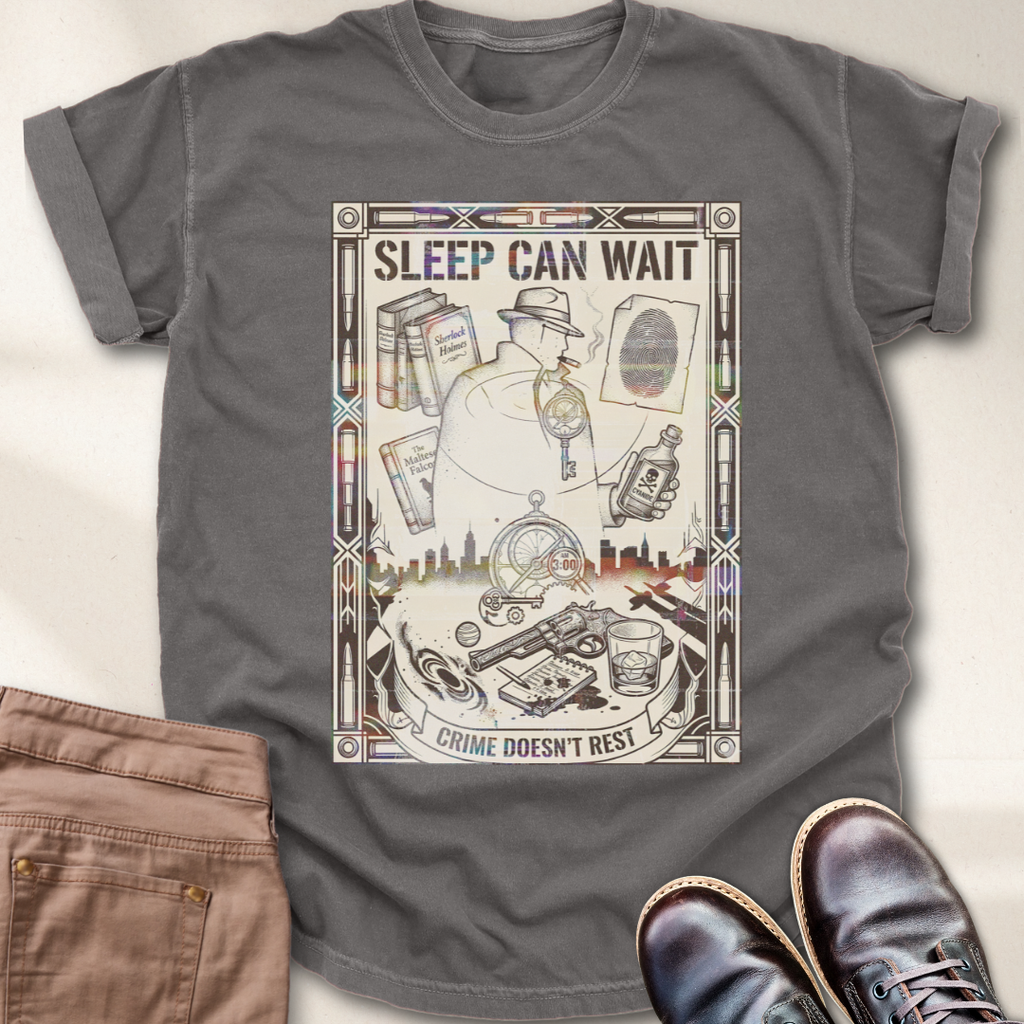 Noir Sleep Can Wait T-Shirt