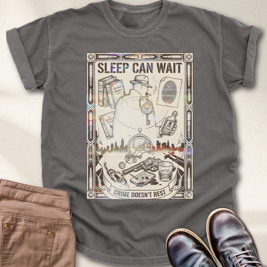 Noir Sleep Can Wait T-Shirt