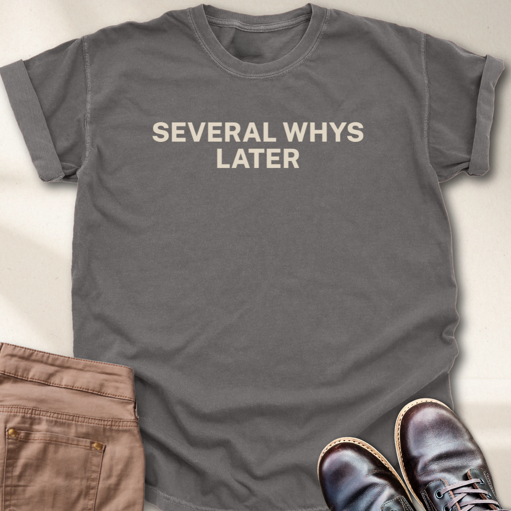 Several Whys Later T-Shirt