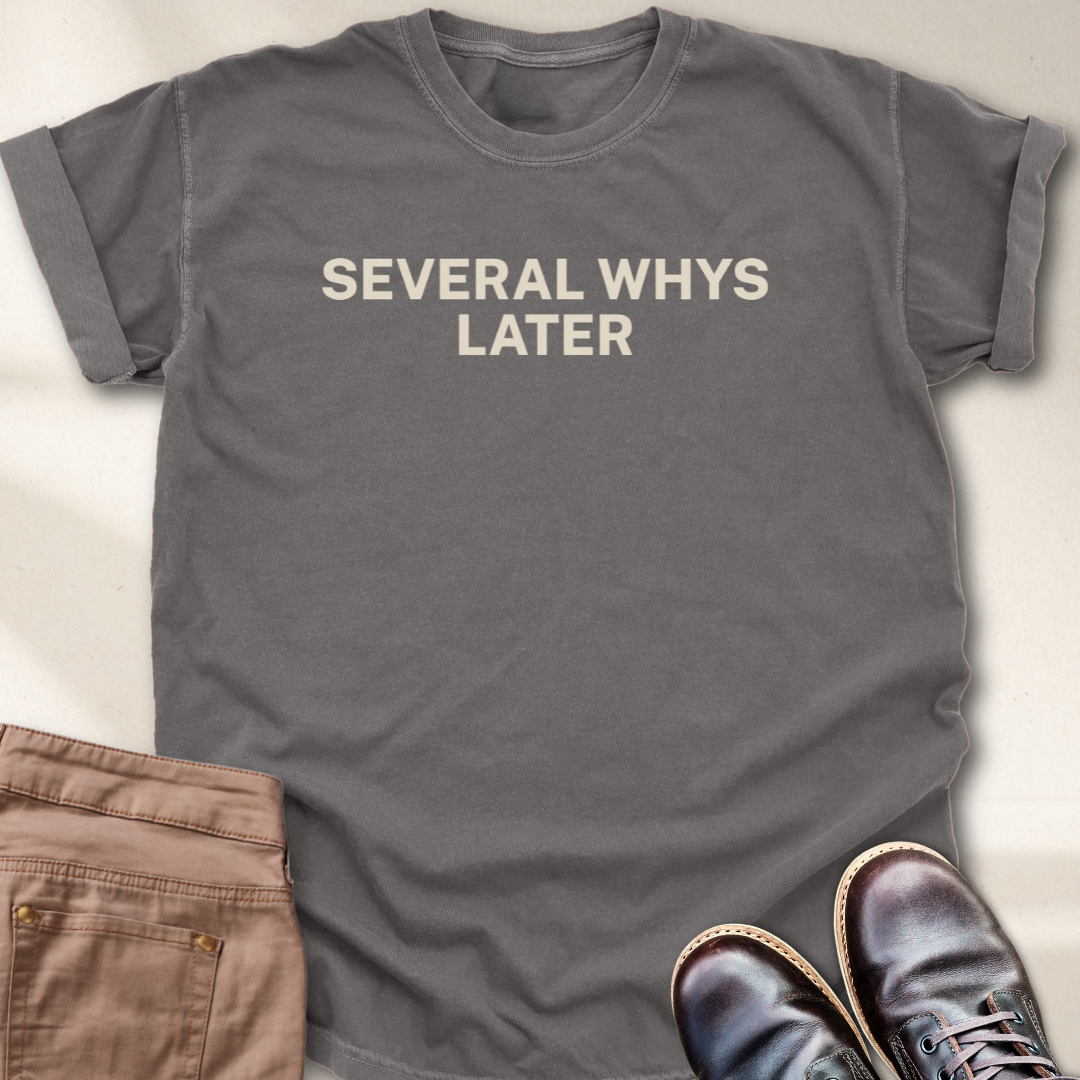 Several Whys Later T-Shirt
